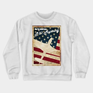 Vintage P-51 Mustang Crewneck Sweatshirt